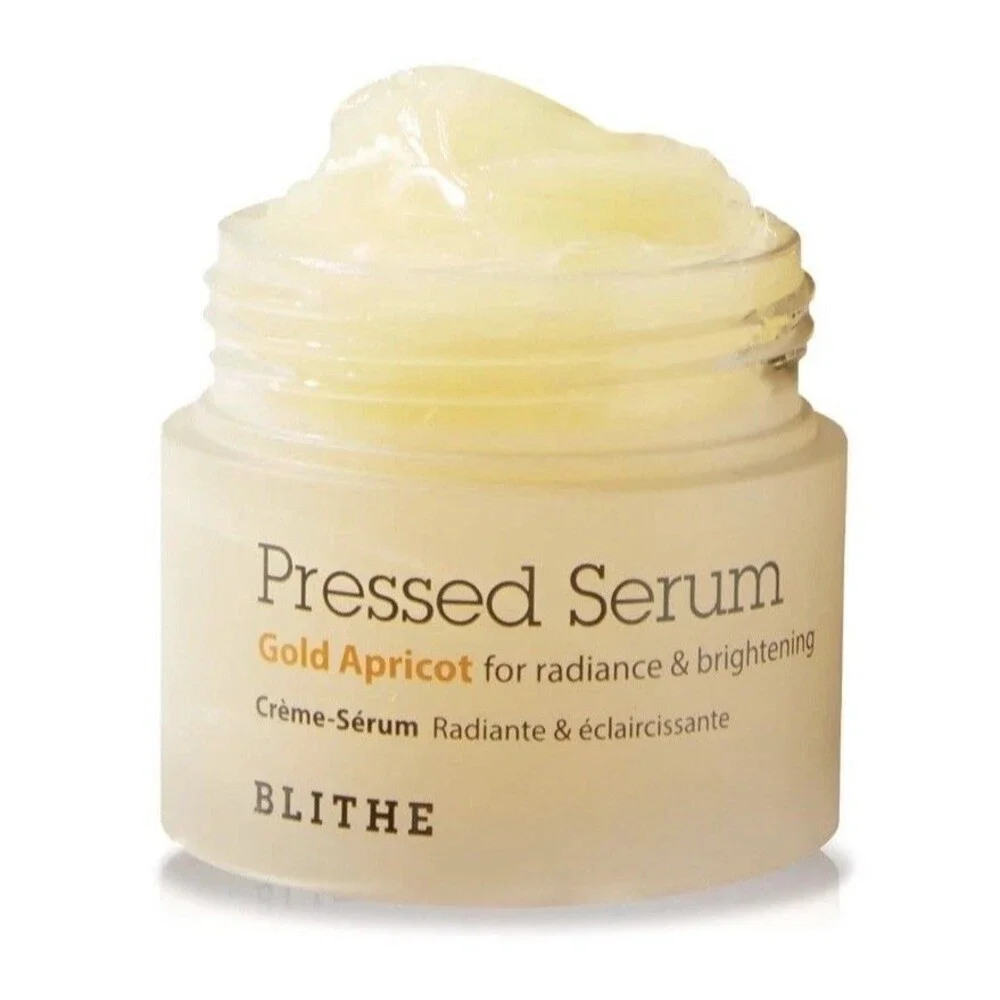 NIB BLITHE Pressed Serum Gold Apricot | Glow 0.91 Fl Oz 27 ml